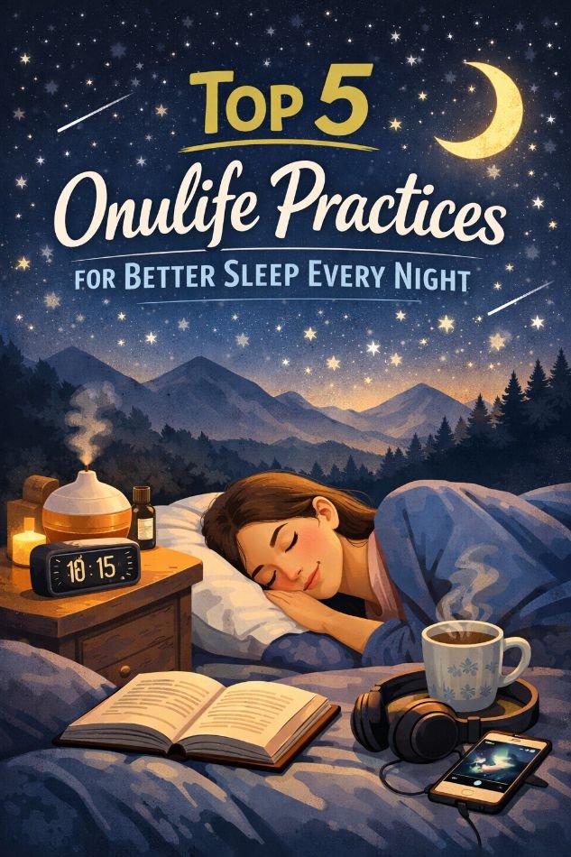 Top 5 Onulife Practices for Better Sleep Every Night