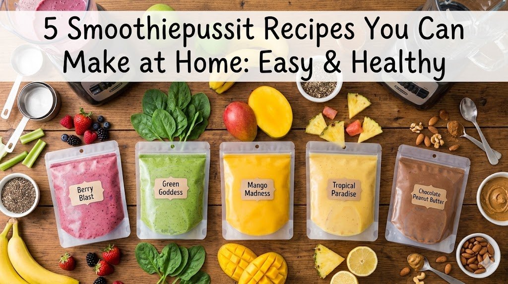 5 Smoothiepussit Recipes You Can Make at Home: Easy & Healthy